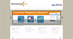 Desktop Screenshot of boomerangleads.com